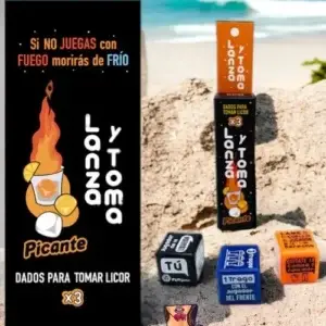 Juego Dados Lanza Y Toma  Picantes