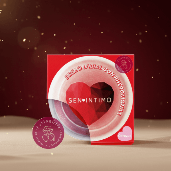Brillo Labial Cereza con Feromonas Sen Intimo redondo 10ml - Image 5
