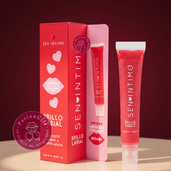 Brillo Labial Cereza con Feromonas Sen Intimo Tubo 20ml - Image 5