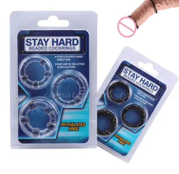 Anillos Para Pene x3 Stay Hard - Image 2