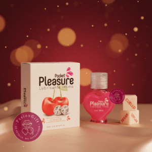Lubricante Íntimo Sabor Cereza Pocket 20ml + Dados
