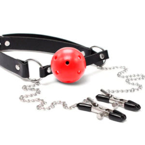 Mordaza Con Pezoneras