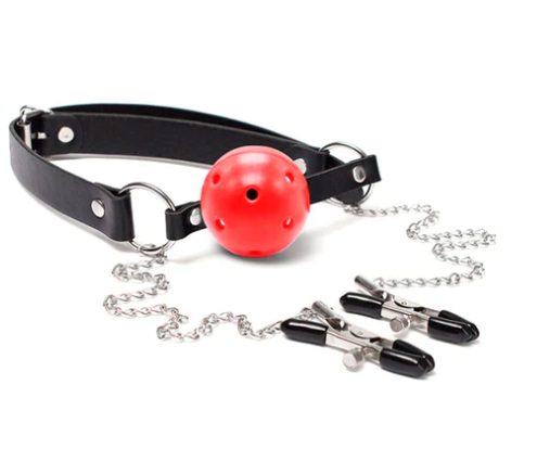 Mordaza Con Pezoneras