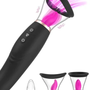 Vibrador Succionador para Estimulación de Clítoris y Pezones SU-SHITA
