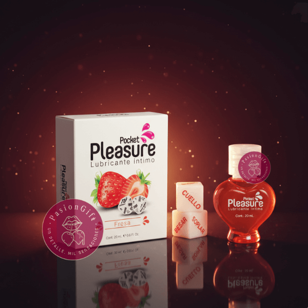 Lubricante Íntimo Fresa Pocket 20 ml + Dados - Image 3