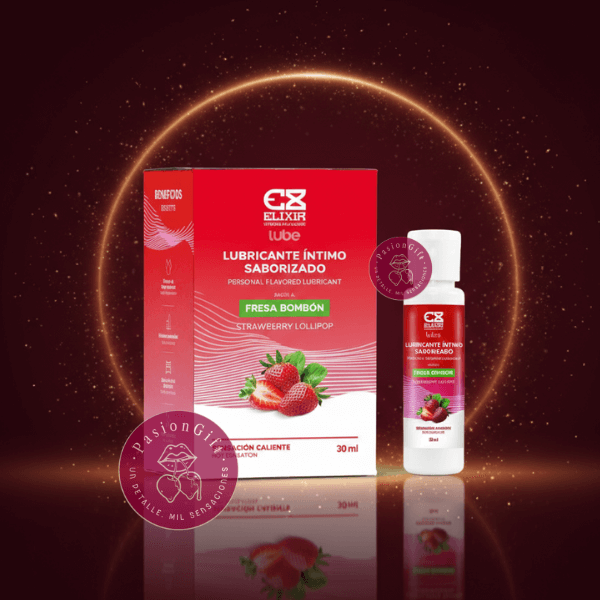 Lubricante Saborizado Fresa Bombon Elixir - Image 4