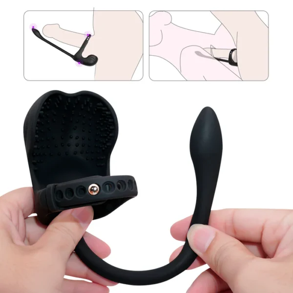Funda para Pene Vibradora Farrell con Control Remoto